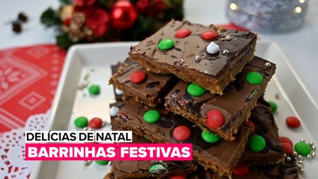 Delícias de Natal: Barrinhas Festivas