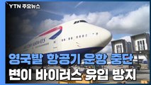 영국 변이 바이러스에 항공편 운항 중단...기존 백신 효과는? / YTN