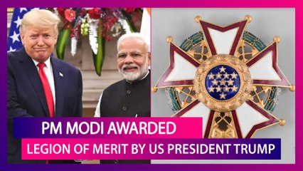 PM Narendra Modi Awarded Legion Of Merit By US President Donald Trump, Says, ‘Deeply Honoured’