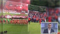 “Qaja kur nuk shikoja Partizanin” zonja nga Cërriku: Futbollistët bëjnë lojë kooperative