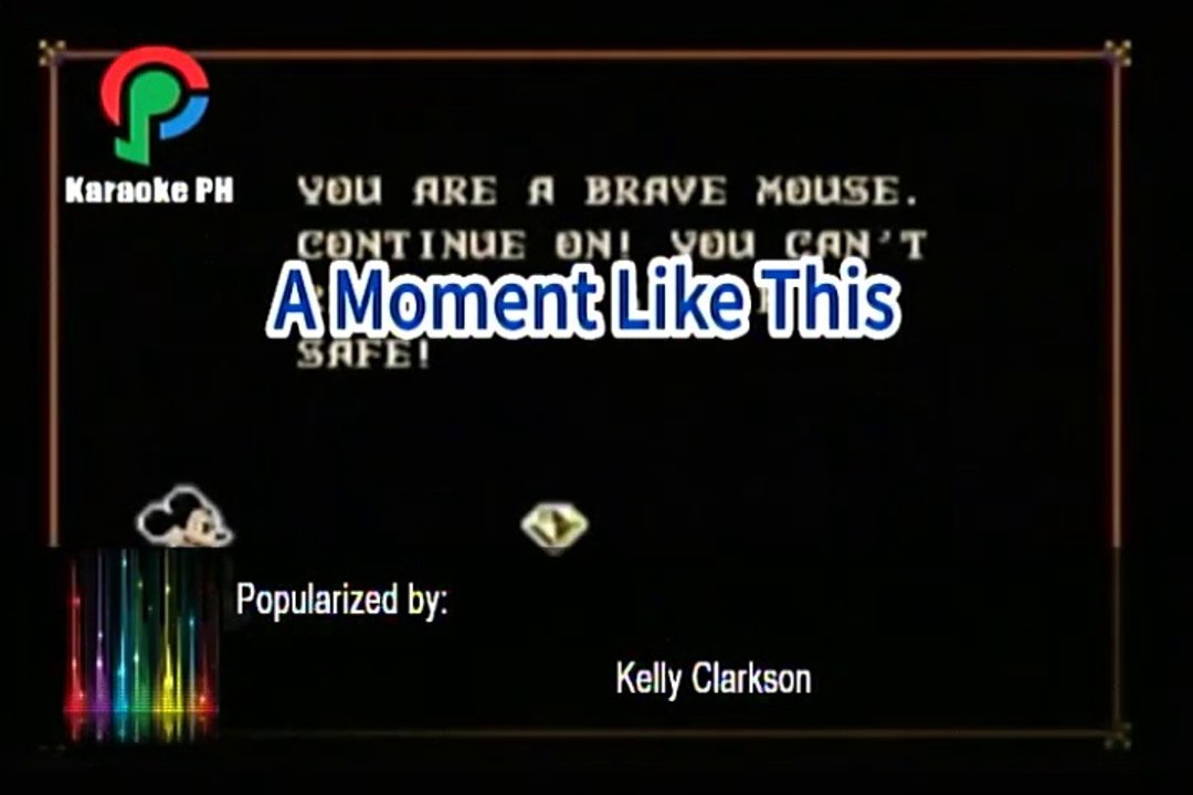 Kelly Clarkson A Moment Like This Karaoke