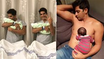 Karanvir Bohra Cradles His Newborn Daughter In His Arms In This Cute Video