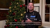 Northants Chief Constable, Nick Adderley's Christmas message 2020
