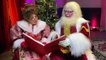Santa Claus and Mrs Claus are busy going through the Nice List at Edinburgh Zoo