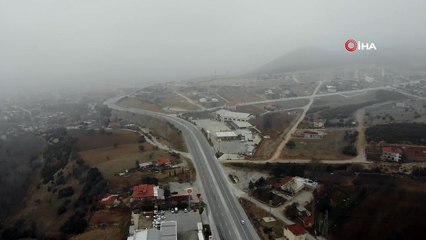 Denizli’de etkisini arttıran sis sürücülere zor anlar yaşattı