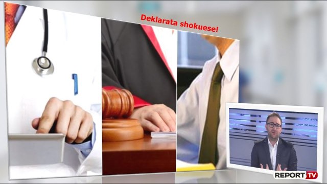 Report TV - Deklarata shokuese në emision: Çdo ditë duhet vrarë nga një mjek, gjykatës e avokat