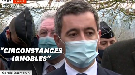 "Nous leur devons le respect", dans le Puy-de-Dôme, Darmanin sur les lieux de l'assassinat des trois gendarmes