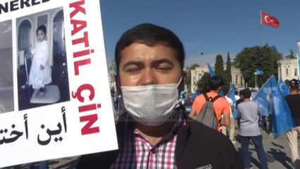 Top News - Protesta në Stamboll/ Ndaj trajtimit te ujgurëve në Kinë