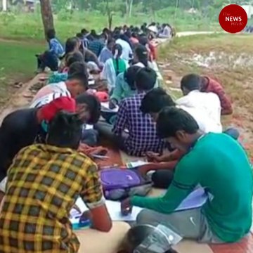 TN students forced to write exams on open grounds