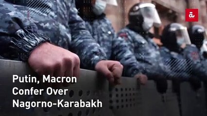 Putin, Macron Confer Over Nagorno-Karabakh