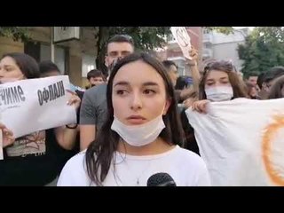 Kumanovë, nxënësit protestojnë kundër mësimit online