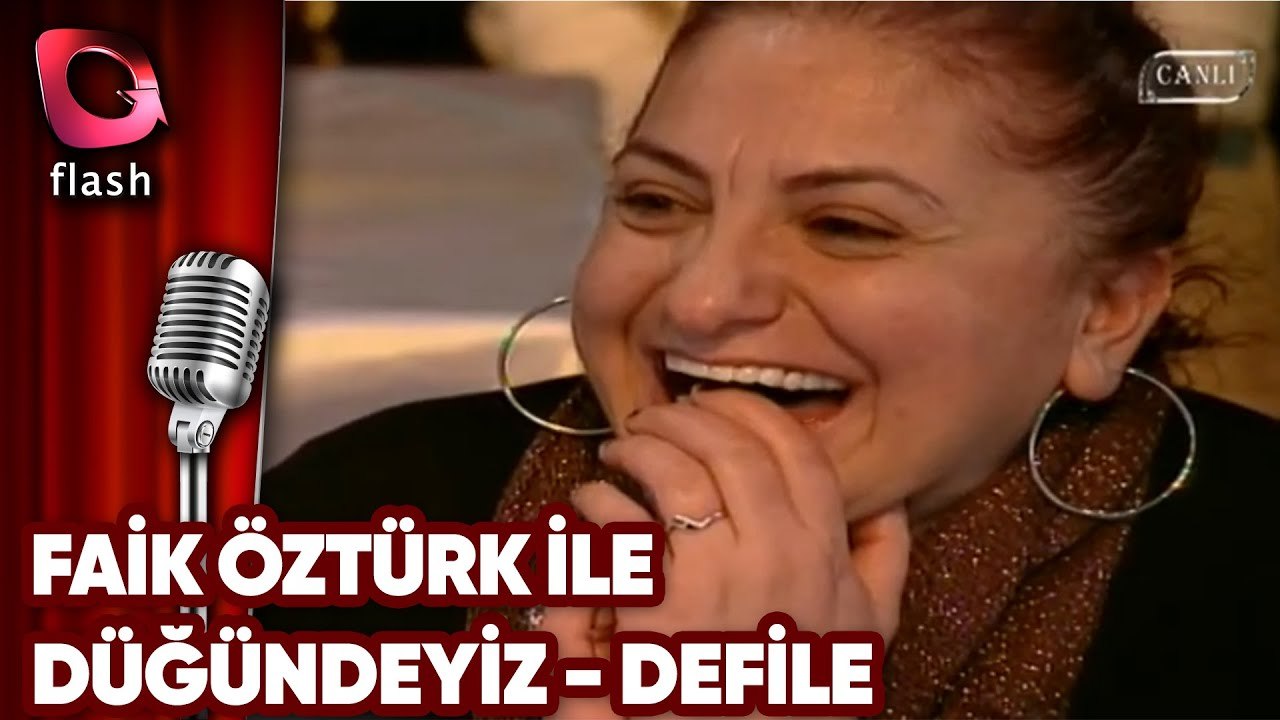 FAİK ÖZTÜRK CANLI YAYINDA DEFİLE YAPTI - SÜPER EĞLENCELİ 30.12.2014