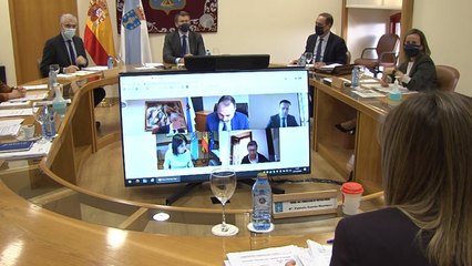 Núñez Feijóo preside la reunión del Consello