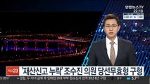 '재산신고 누락' 조수진 의원 당선무효형 구형