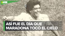 Maradona, genio y figura de los 90 años de La Afición