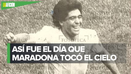 Maradona, genio y figura de los 90 años de La Afición