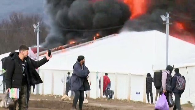 Βοσνία:Πυρκαγιά σε δομή φιλοξενίας μεταναστών