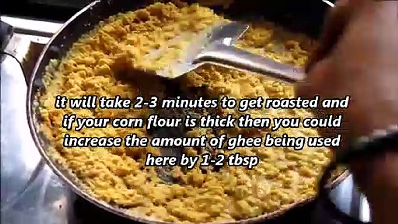 HOW TO MAKE MAKKE KA HALVA MAIZE FLOUR HALVA (with English subtitles