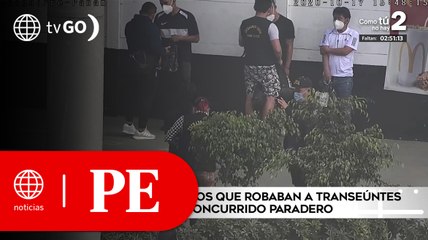 Capturan a sujetos que robaban a peatones y pasajeros de conocido paradero | Primera Edición