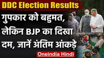 Jammu Kashmir DDC Election Results : गुपकार को बहुमत, जानें अंतिम आंकड़े | वनइंडिया हिंदी