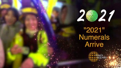 Times Square New Year's Eve 2021 Numeral Arrival & App
