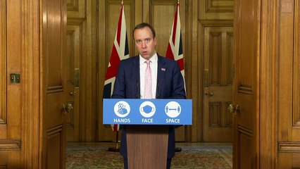 Matt Hancock announces increase in Tiers from Boxing Day