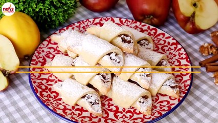 Abartmıyoruz!  Her Gün Yapsanız Bitecek Şahane Elmalı Kurabiye Tarifi