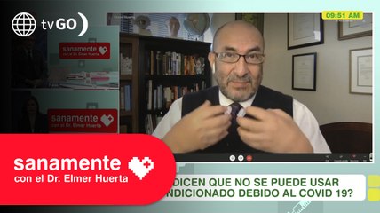 ¿Por qué no se puede usar aire acondicionado por COVID? | Sanamente con el Doctor Elmer Huerta (HOY)