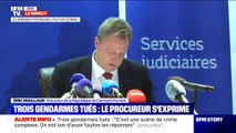 Trois gendarmes tués: le procureur de la République de Clermont-Ferrand évoque une 