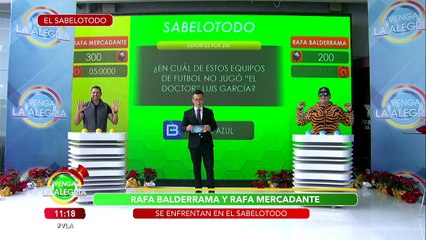 ¡La guerra de los tocayos en el Sabelotod con Rafa Balderrama y Rafa Mercadante! | Venga La Alegría