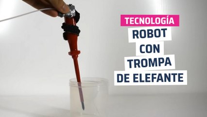 [CH] Robot con trompa de elefante