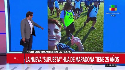 Apareció otra presunta hija de Diego Maradona