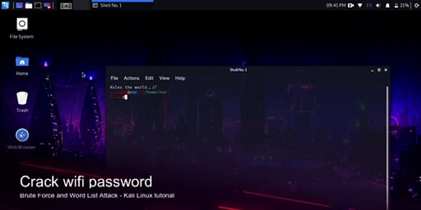 HOW TO GET ANY WIFI PASSWORD USING BRUTE FORCE AND WORDLIST ON KALI LINUX