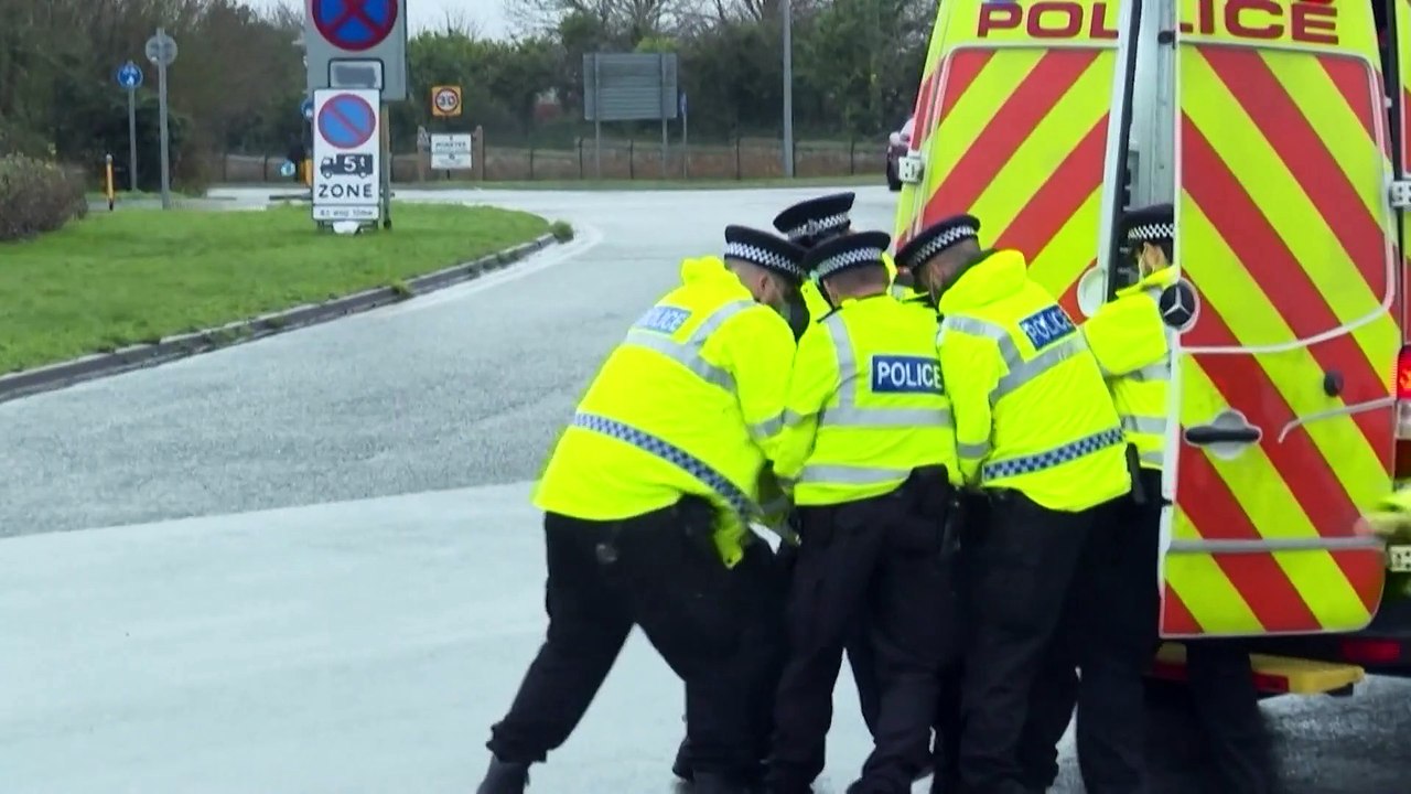 LKW-Fahrer: warten auf den Coronatest