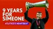 Simeone celebrates nine years at Atleti
