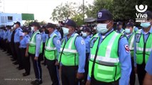 Efectivos policiales de Chinandega garantizan la seguridad del departamento