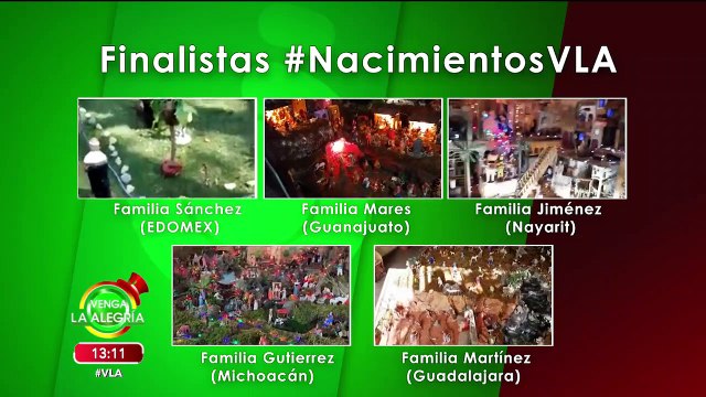 ¡Ya tenemos ganador del Nacimiento VLA! Ellos son una familia de Guadalajara. | Venga La Alegría
