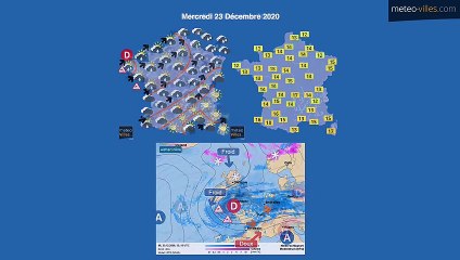 bulletin météo du mercredi 23 décembre 2020
