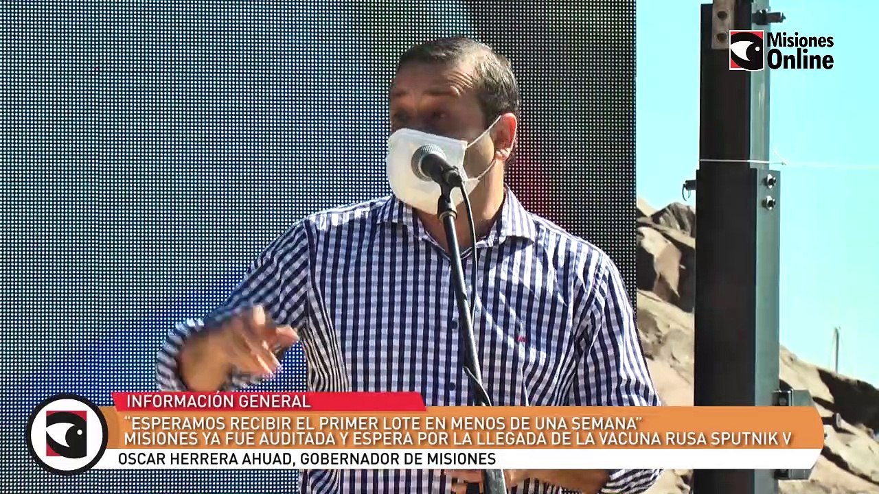 MISIONES YA FUE AUDITADA Y ESPERA POR LA LLEGADA DE LA VACUNA RUSA SPUTNIK V