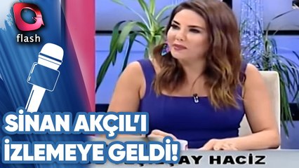 Sevgilisi Sinan Akçıl'ı İzlemeye Gitti!