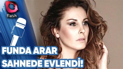 Funda Arar Sahnede Evlendi!