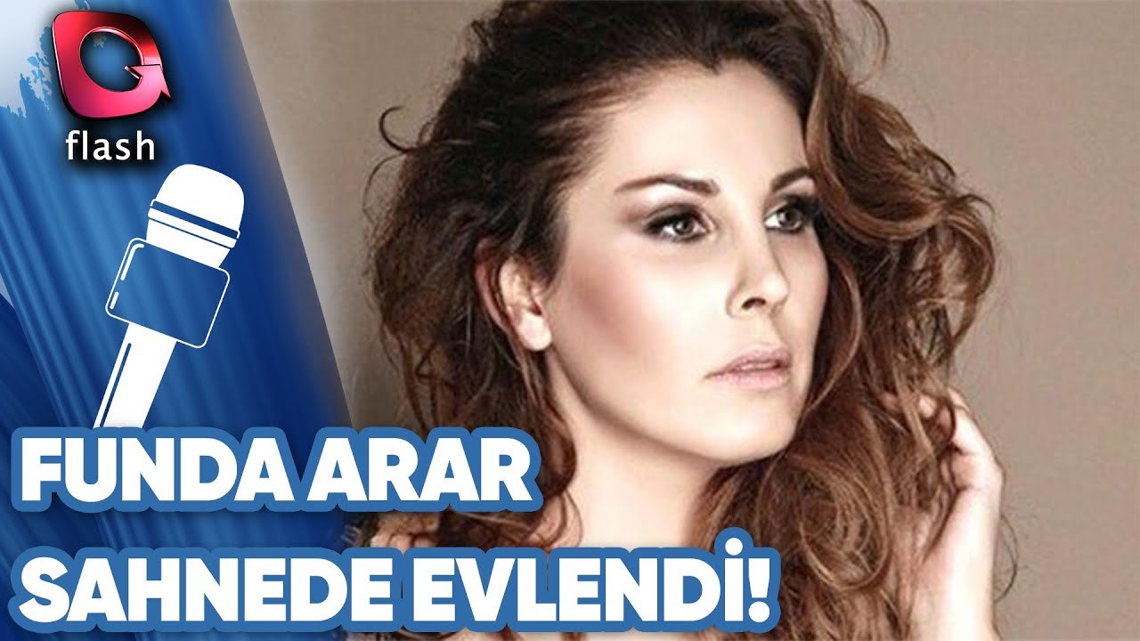 Funda Arar Sahnede Evlendi!