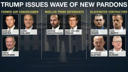 ترامب يصدر عفوا رئاسيا عن 15 شخصا قبل نهاية ولايته بينهم مساعدان سابقان له