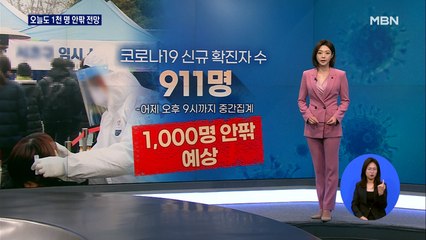 [앵큐] 오늘도 1천 명 안팎 전망…확진자 증가세 비상