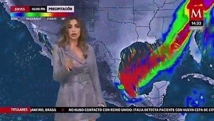 El clima para hoy 23 de diciembre, Pamela Longoria.