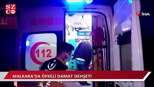 Öfkeli damat kayınpederi ve kayınvalidesini darp etti