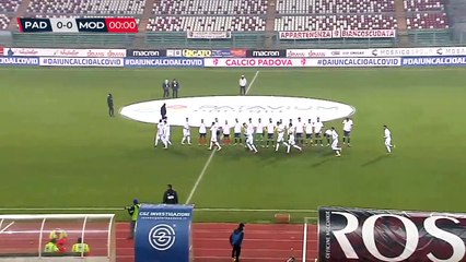 Padova 0-1 Modena - Sintesi 23/12/2020