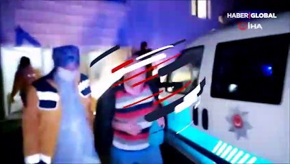 Kayınpederi ve kayınvalidesini darp etti