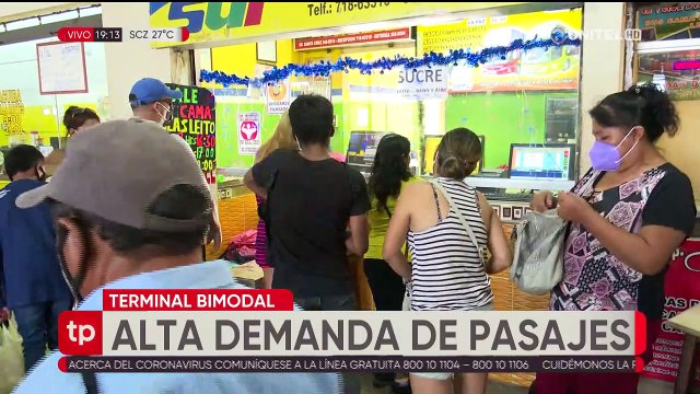 Aumentó el precio de los pasajes en la terminal Bimodal de Santa Cruz