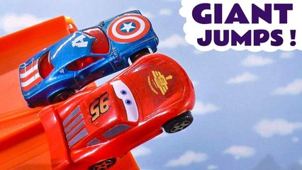 下载视频: Disney Cars Lightning McQueen and Hot Wheels Racers in Giant Jumps Full Episodes Collection of Funny Funlings Races in these Family Friendly Toy Story Videos for Kids from Kid Friendly Family Channel Toy Trains 4U